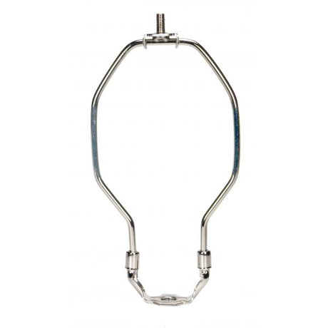 Light Duty Harp - Polished Nickel Finish - 7-1/2" Height - 1/8 IP Saddle - 1/4-27 Thread - 125 Carton