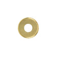 Steel Check Ring - Curled Edge - 1/8 IP Slip - Brass Plated Finish - 1-3/8" Diameter