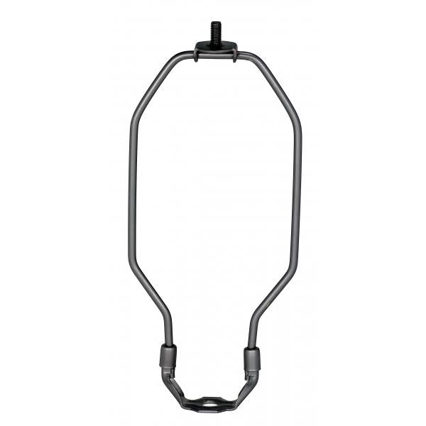 Light Duty Harp - Dark Antique Brass Finish - 8" Height - 1/8 IP Saddle - 1/4-27 Thread - 125 Carton