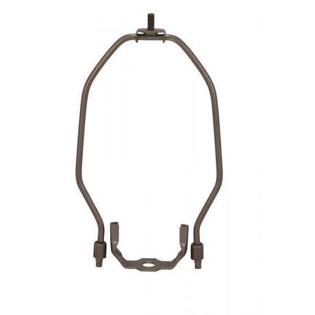 Heavy Duty Harp - Dark Antique Brass Finish - 8" Height - 1/8 IP Saddle - 1/4-27 Thread - 125 Carton