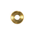 Turned Brass Double Check Ring - 1/8 IP Slip - Burnished And Lacquered - 3/4" Diameter