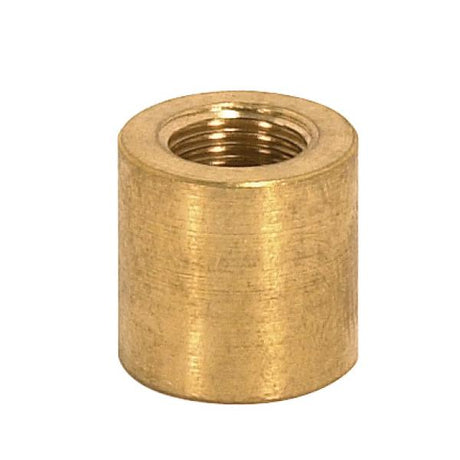 Brass Coupling - Unfinished - 5/8" Long - 5/8" Diameter - 1/8 IP