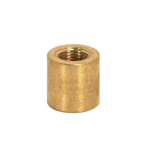 Brass Coupling - Unfinished - 5/8" Long - 5/8" Diameter - 1/8 F x 1/4 F