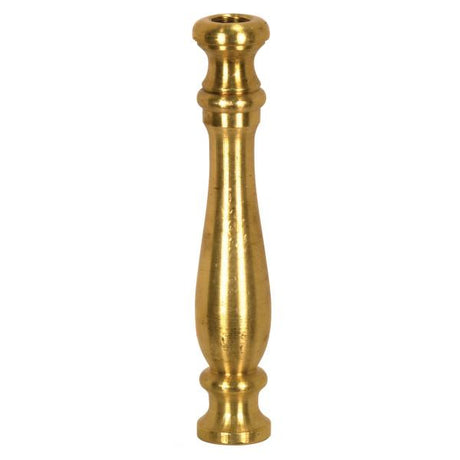 Solid Brass Neck And Spindle - Unfinished - 3/4" x 4-1/8" - 1/8 IP Tapped