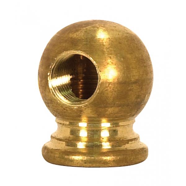 Brass Ball Armback - Unfinished - 7/8" x 1-1/16" - 1/8 IP x 1/8 IP