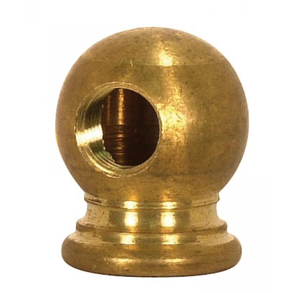 Brass Ball Armback - Unfinished - 7/8" x 1-1/16" - 1/4 IP x 1/8 IP