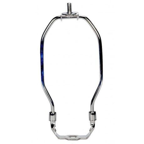 Heavy Duty Harp - Polished Nickel Finish - 6-1/2" Height - 1/8 IP Saddle - 1/4-27 Thread - 125 Carton