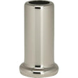 Flanged Steel Neck - 1-1/2" Height - 7/8" Bottom - Nickel Plated Finish