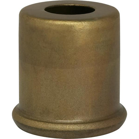 Solid Brass Spacer - 7/16" Hole - 1" Height - 7/8" Diameter - 1" Base Diameter - Unfinished