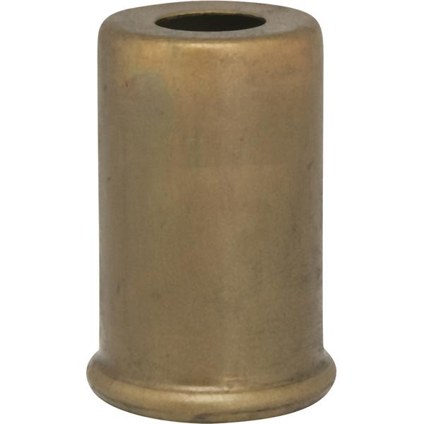 Solid Brass Spacer - 7/16" Hole - 1-1/2" Height - 7/8" Diameter - 1" Base Diameter - Unfinished