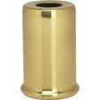 Solid Brass Spacer - 7/16" Hole - 1-1/2" Height - 7/8" Diameter - 1" Base Diameter - Polished And Lacquered