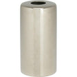 Solid Brass Candle Cup - 7/16" Hole - 1-7/8" Height - 1" Diameter - Polished Nickel