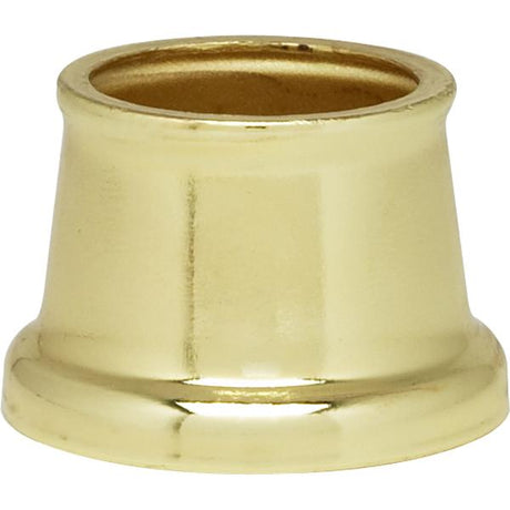 Flanged Steel Necks - 9/16" Hole - 9/16" Height - 11/16" Top - 7/8" Bottom - Brass Plated Finish