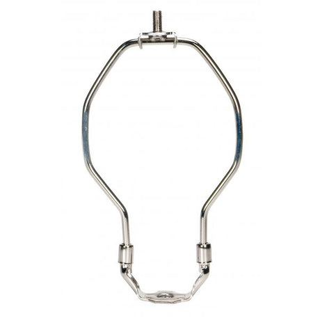 Light Duty Harp - Polished Nickel Finish - 4" Height - 1/8 IP Saddle - 1/4-27 Thread - 125 Carton