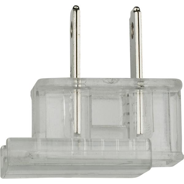 Slide Plug - Polarized - 18/2 SPT-1 - 8A-125V - Silver Finish