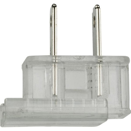 Slide Plug - Polarized - 18/2 SPT-1 - 8A-125V - Silver Finish