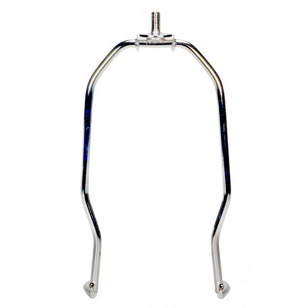 Heavy Duty Harp - Polished Nickel Finish - 6" Height - 1/4-27 Thread