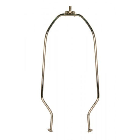 Heavy Duty Harp - Polished Nickel Finish - 10" Height - 1/4-27 Thread