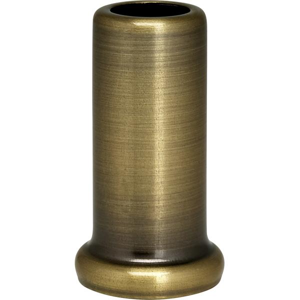 Flanged Steel Neck - 1-1/2" Height - 7/8" Bottom - Antique Brass Finish