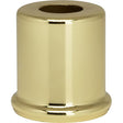 Steel Spacer - 7/16" Hole - 1" Height - 7/8" Diameter - 1" Base Diameter - Brass Plated Finish