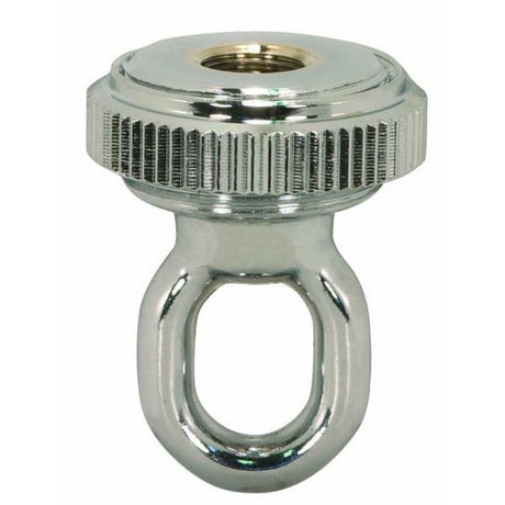 1/4 IP Heavy Duty Cast Brass Screw Collar Loops with Ring 1/4 IP Fits 1-1/4" Canopy Hole Ring Diameter 1-5/8" Height 2-1/4"