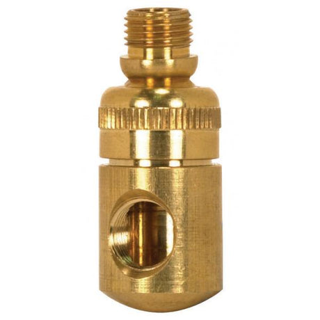 Solid Brass Side Swivel - 1/8 M x 1/8 F - 1-3/4" Height - Unfinished