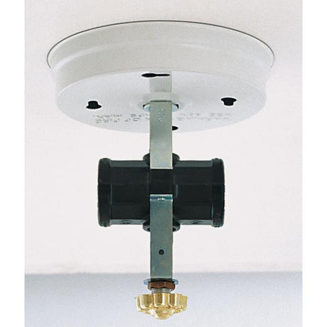 2-Light Bent Glass Fixture Holder - White Finish - 4-3/4" Diameter - 5" Height - Includes Hardware