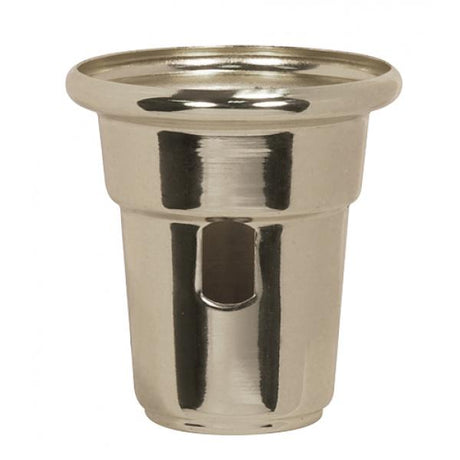 Heavy Duty Cup For Swing Arm Lamps - Nickel Finish - 2-1/2" Height - 2-1/4" Diameter