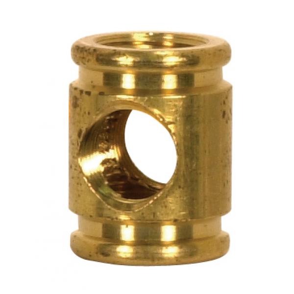 Brass Armback - Unfinished - 5/8" x 13/16" - 1/8 IP x 1/8 IP x1/8 IP x 1/8 IP With 4 Holes