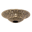 Cast Brass Canopy - Antique Brass Finish - 5-1/2" Diameter - 1-1/16" Center Hole - 1-1/2" Height