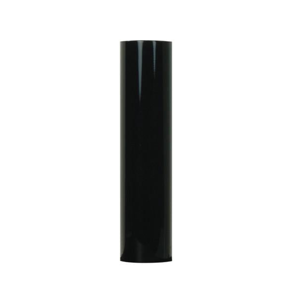 Plastic Candle Cover - Black Plastic - 13/16" Inside Diameter - 7/8" Outside Diameter - 4" Height