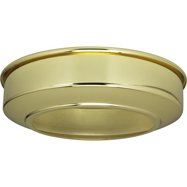 Canopy Extension - Brass Finish - 5-3/4" Diameter - Fits 5" Canopy - 1-1/2" Extension