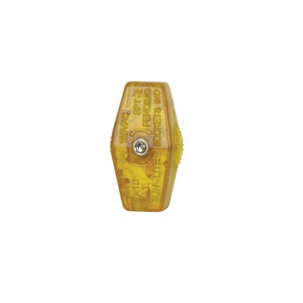 On-Off Cord Switch For 18/2 SPT-1 - 6A-125V, 3A-250V, 3A-120V, 3A-125V - Gold Finish