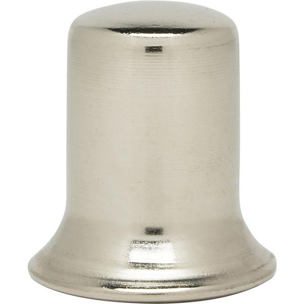 Steel Finial - 1/4-27 - 1" Diameter - Nickel Plated