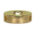 Shade Rings - 10 Gauge - 3/4" Diameter - 3 Hole Brass Plated