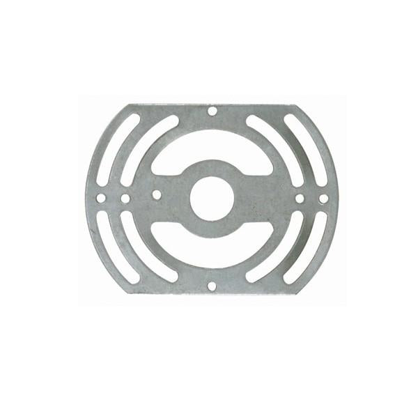 Universal Crossbar - 4" Length - 3" Diameter - Screw Holes - 2-3/4" x 3-1/2" Center to Center - With Ground Screw