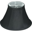 Clip On Shade - Black Linen - 3" Top - 6" Bottom - 4" Side