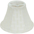Clip On Shade - Cream Bamboo Linen - 3" Top - 6" Bottom - 4-1/2" Side