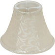 Clip On Shade - Cream Leaf Linen - 3" Top - 6" Bottom - 4-1/2" Side