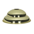 Polished Brass Finish w/Matching Screw Collar Loop Diameter 5-1/2" Center Hole 11/16" Height 2-1/4"