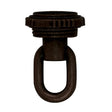 1/4 IP Matching Screw Collar Loop With Ring - 25lbs Max - Old Bronze Finish