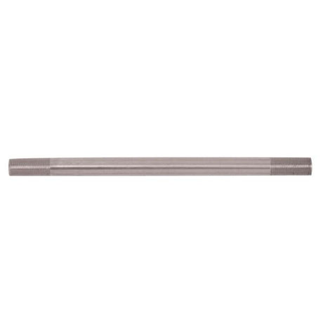 Steel Pipe - 1/8 IP - Raw Steel Finish - 10" Length - 3/4" x 3/4" Threaded On Both Ends