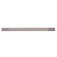 Steel Pipe - 1/8 IP - Raw Steel Finish - 14" Length - 3/4" x 3/4" Threaded On Both Ends