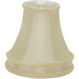 Clip On Shade - Beige Leather Look - 3" Top - 5-1/2" Bottom - 5-1/4" Side