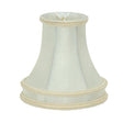 Clip On Shade - Cream Leather Look - 3" Top - 5-1/2" Bottom - 5-1/4" Side