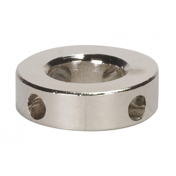 Shade Rings - 10 Gauge - 3/4" Diameter - 3 Hole Nickel Plated