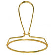 Bulb Clip - 1/4-27 - 3" Diameter Ring With Bulb Clip - Brass Plated Finish