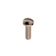Steel Round Head Slotted Machine Screws - 8/32 - 1/2" Length - Nickel Plated Finish