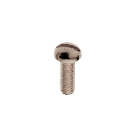 Steel Round Head Slotted Machine Screws - 8/32 - 1/2" Length - Nickel Plated Finish