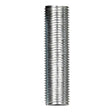 1/8 IP Steel Nipple - Zinc Plated - 1-3/4" Length - 3/8" Wide